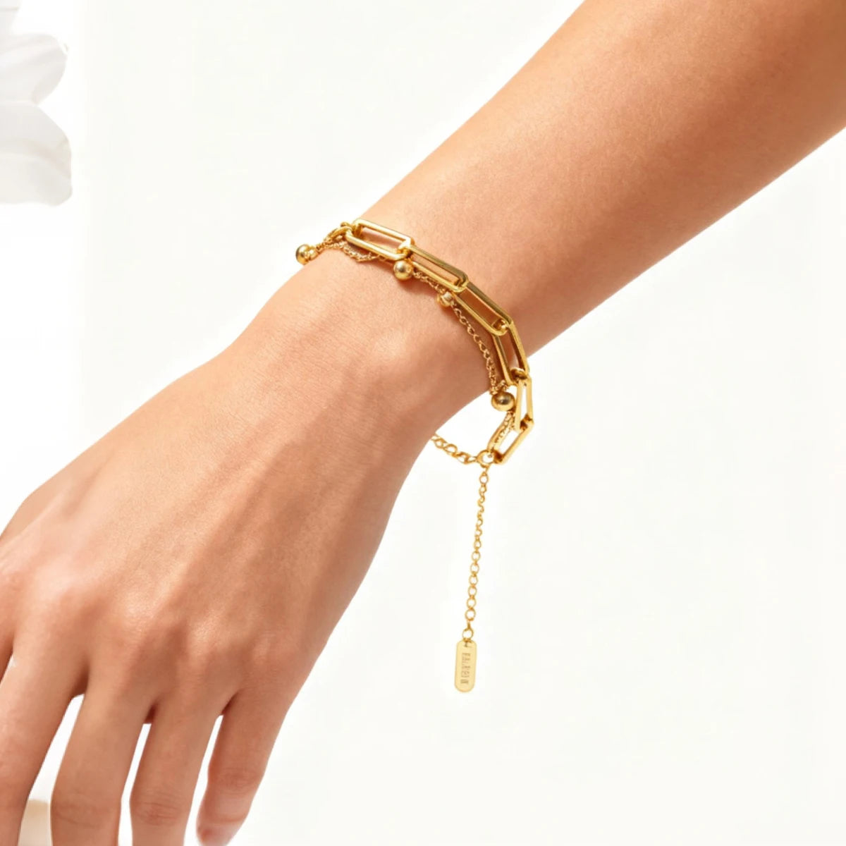 Pulsera modelo lujo versátil doble capa