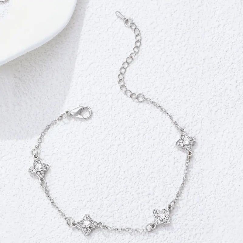 Pulsera modelo de lujo Ojo Dorado & Plata